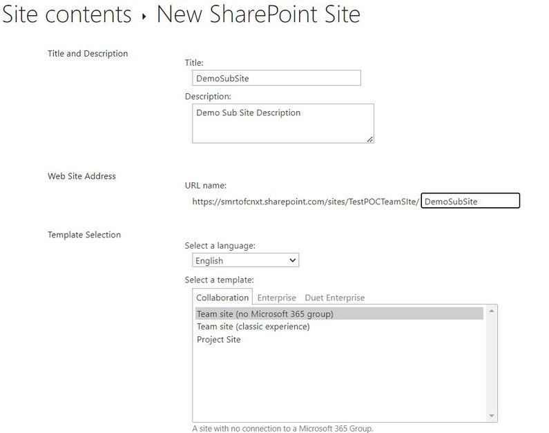 Necessary information